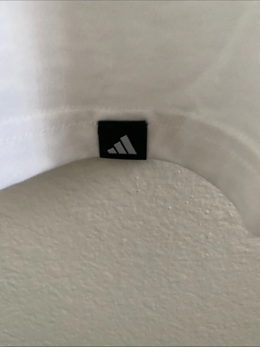 ADIDAS White Tee with Blue Aqua Logo Graphic. Size 1X